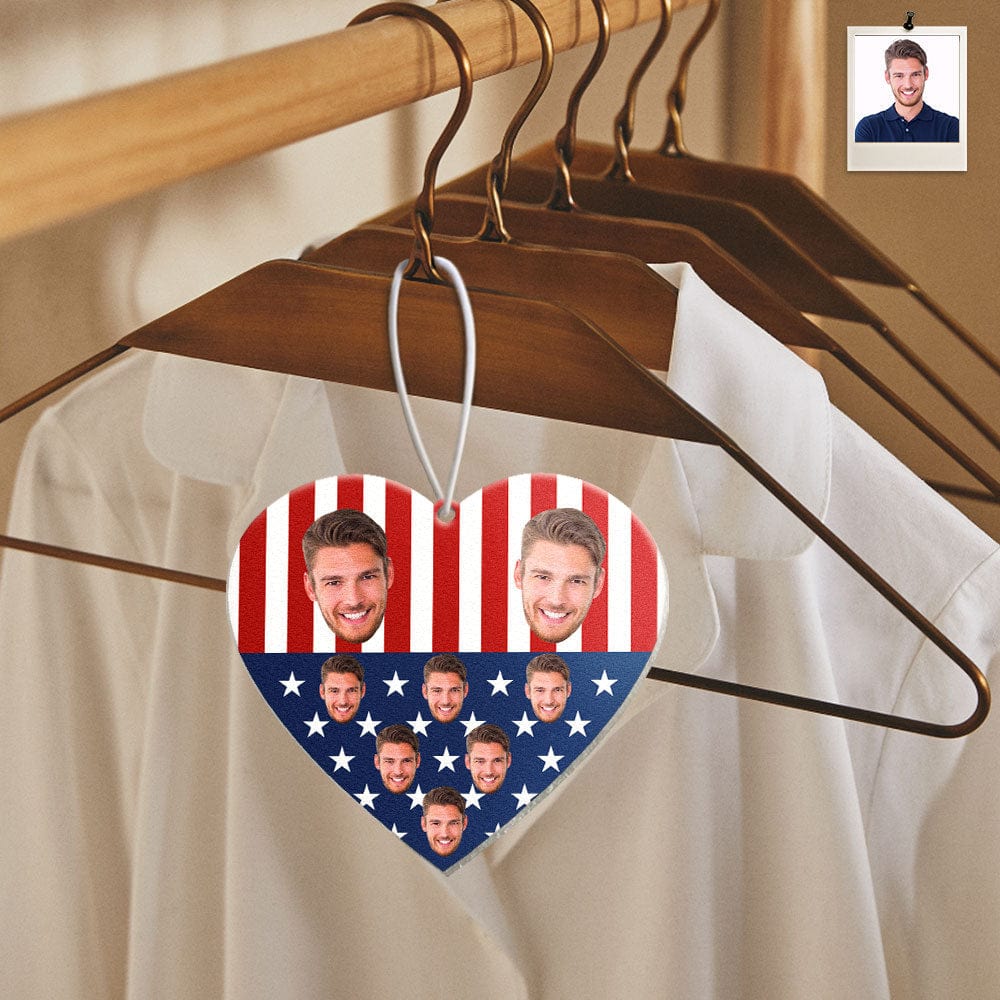 Personalized Heart shaped Hanging Car Air Freshener Air Freshener with Essential Oils for Women Man - Giftlab