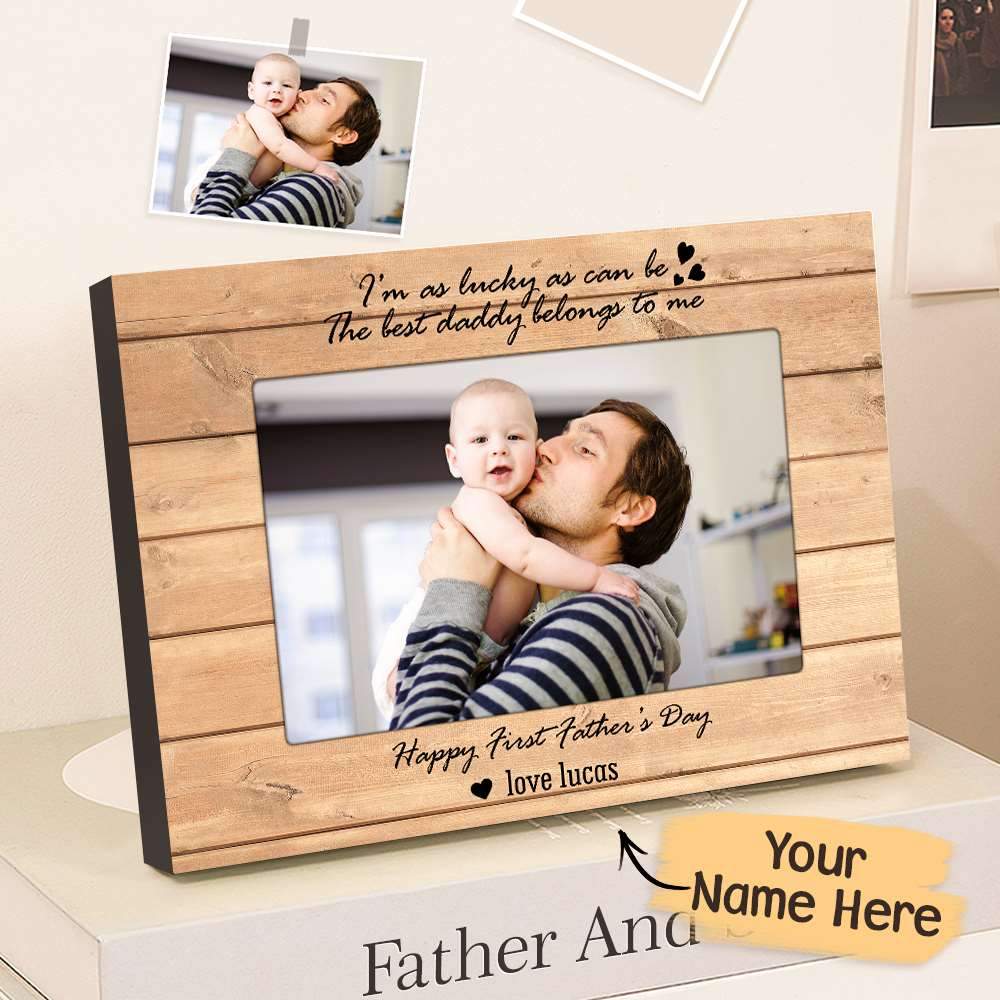 Fathers Day Frame Picture Frames Personalized Father's Day Gifts for New Dads - Giftlab