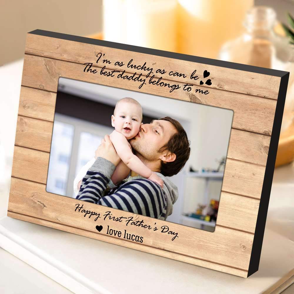 Fathers Day Frame Picture Frames Personalized Father's Day Gifts for New Dads - Giftlab