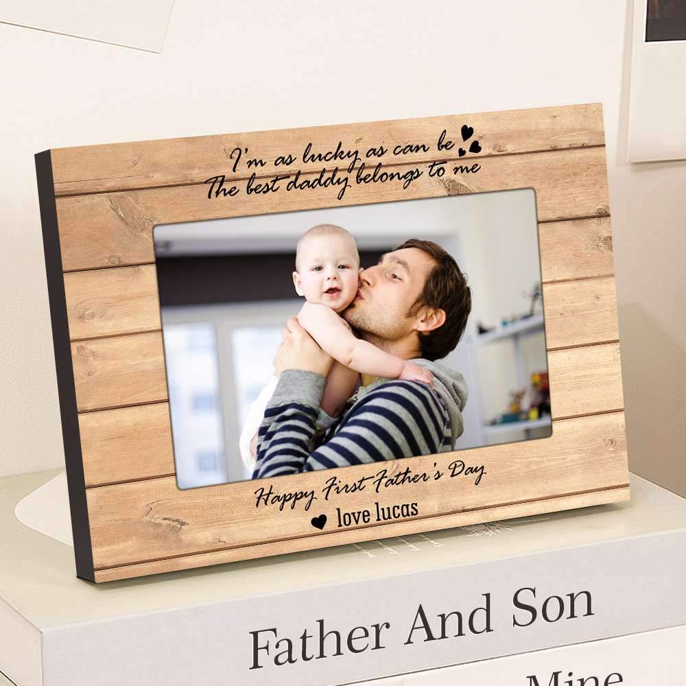 Father's Day Picture Frames Personalized Photo Frame Gifts for New Dads - Giftlab