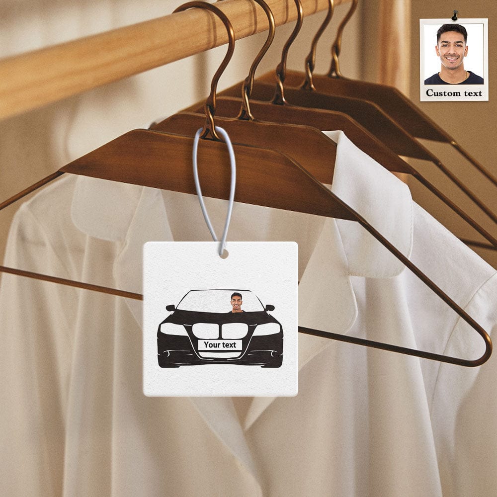 Photo Car Air Freshener Rearview Mirror Ornament Funny Custom Air Freshener Gifts for Her - Giftlab