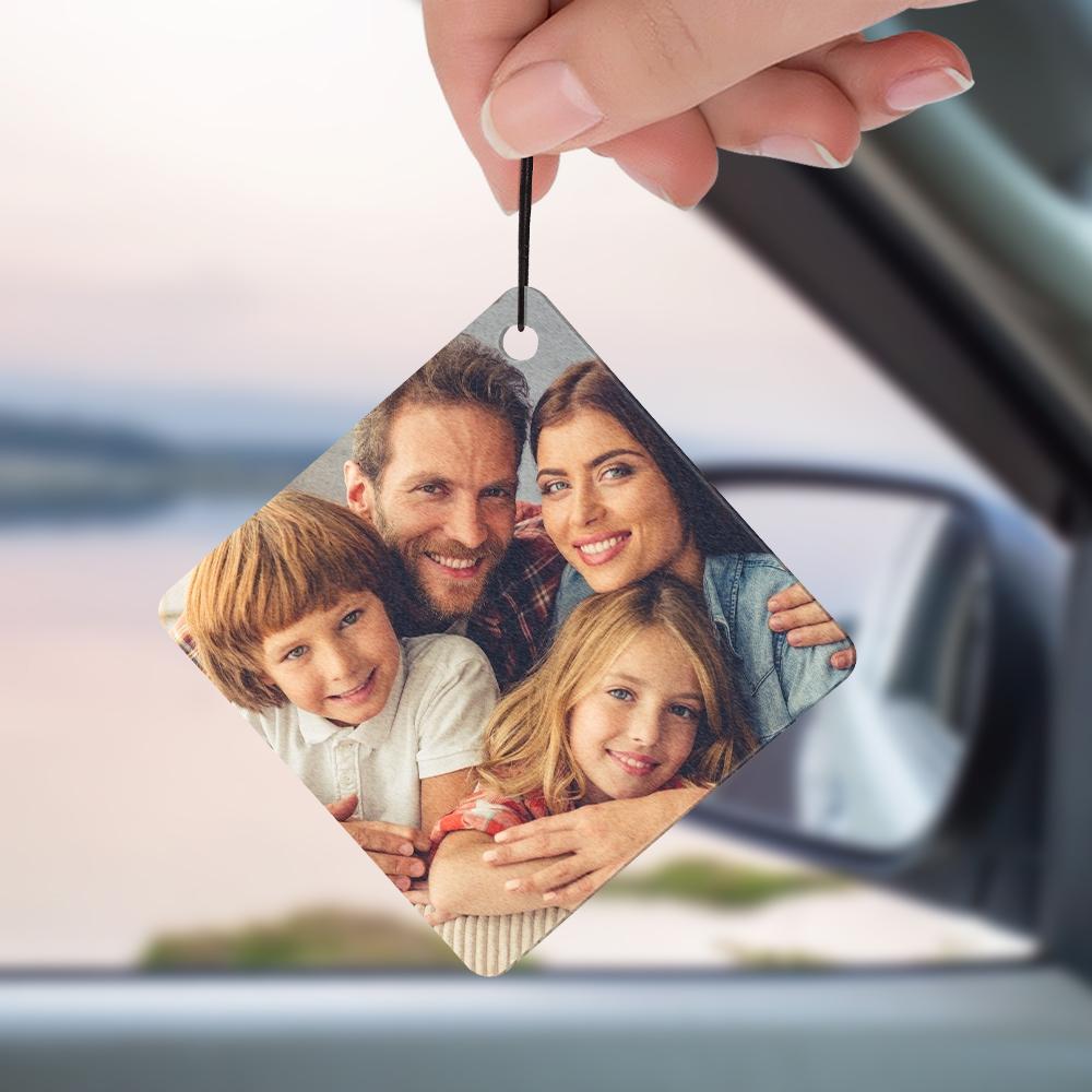 Custom Photo Car Air Fresheners Persoanlized Car Fresheners New Driver Gifts Birthday Gifts - Giftlab