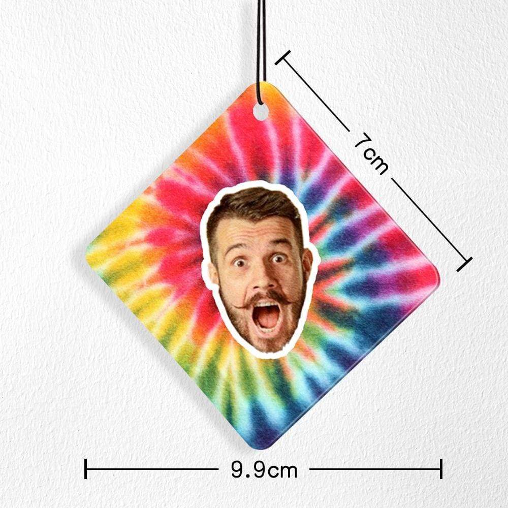 Picture Car Air Fresheners Custom Tie Dye Gifts Gifts for New Drivers - Giftlab
