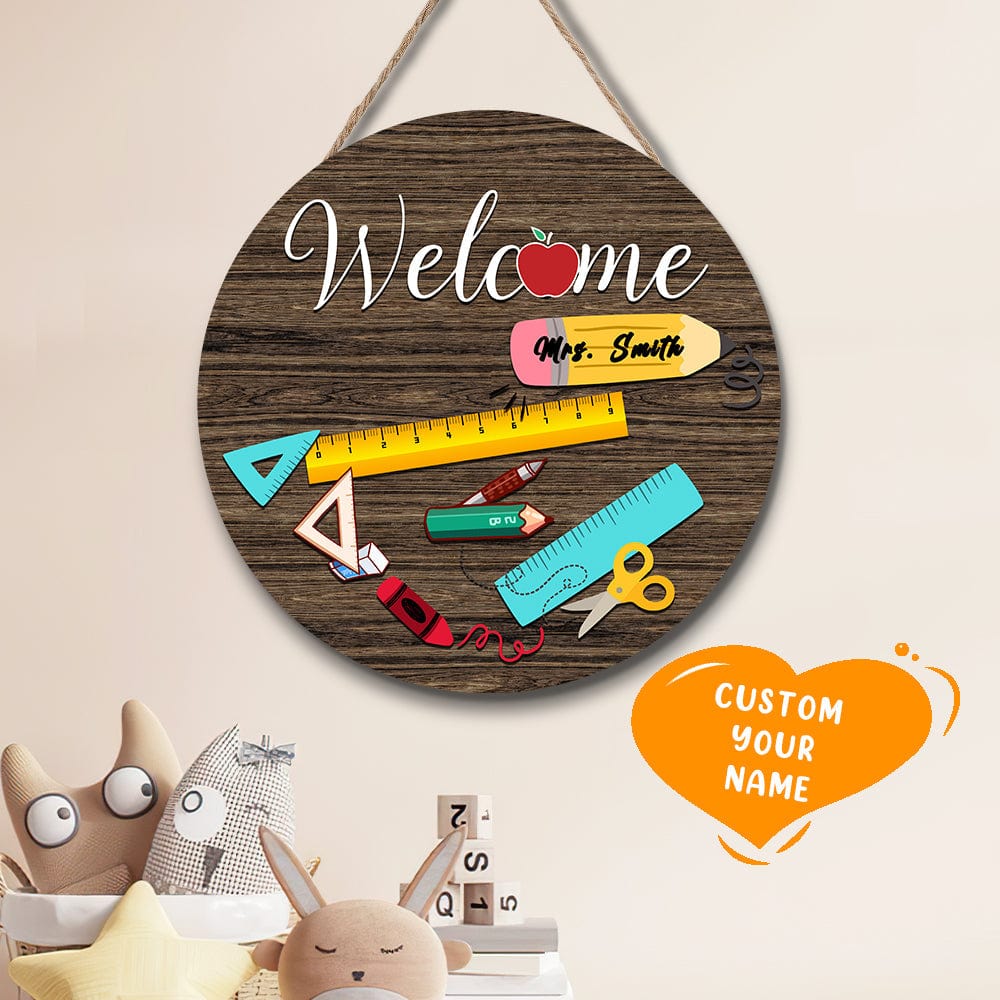 Back to School Gifts Personalized Teacher Signs for Classroom the Best Gift for Teachers - Giftlab