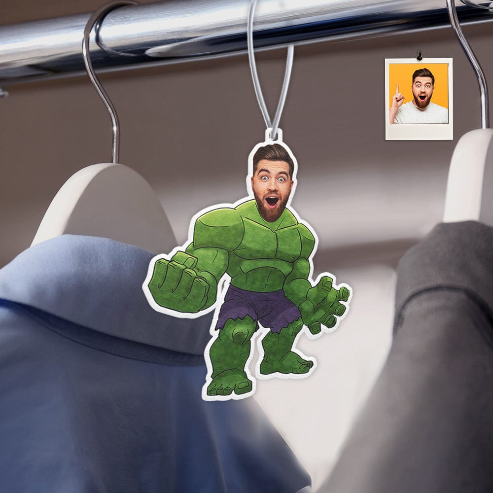 Custom Car Air Fresheners Hulk Funny Air Freshener for Car Rearview Mirror Hanging Accessoires - Giftlab