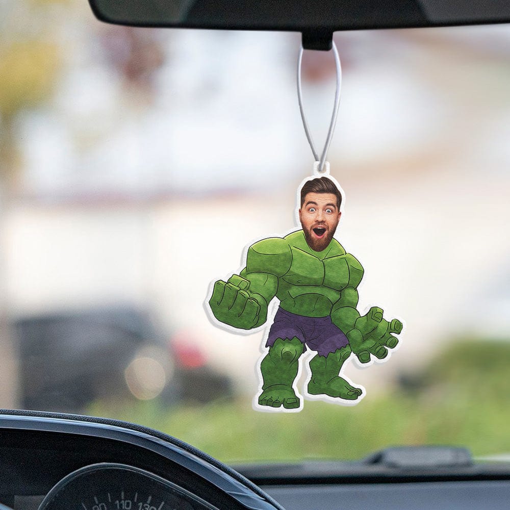 Custom Car Air Fresheners Hulk Funny Air Freshener for Car Rearview Mirror Hanging Accessoires - Giftlab