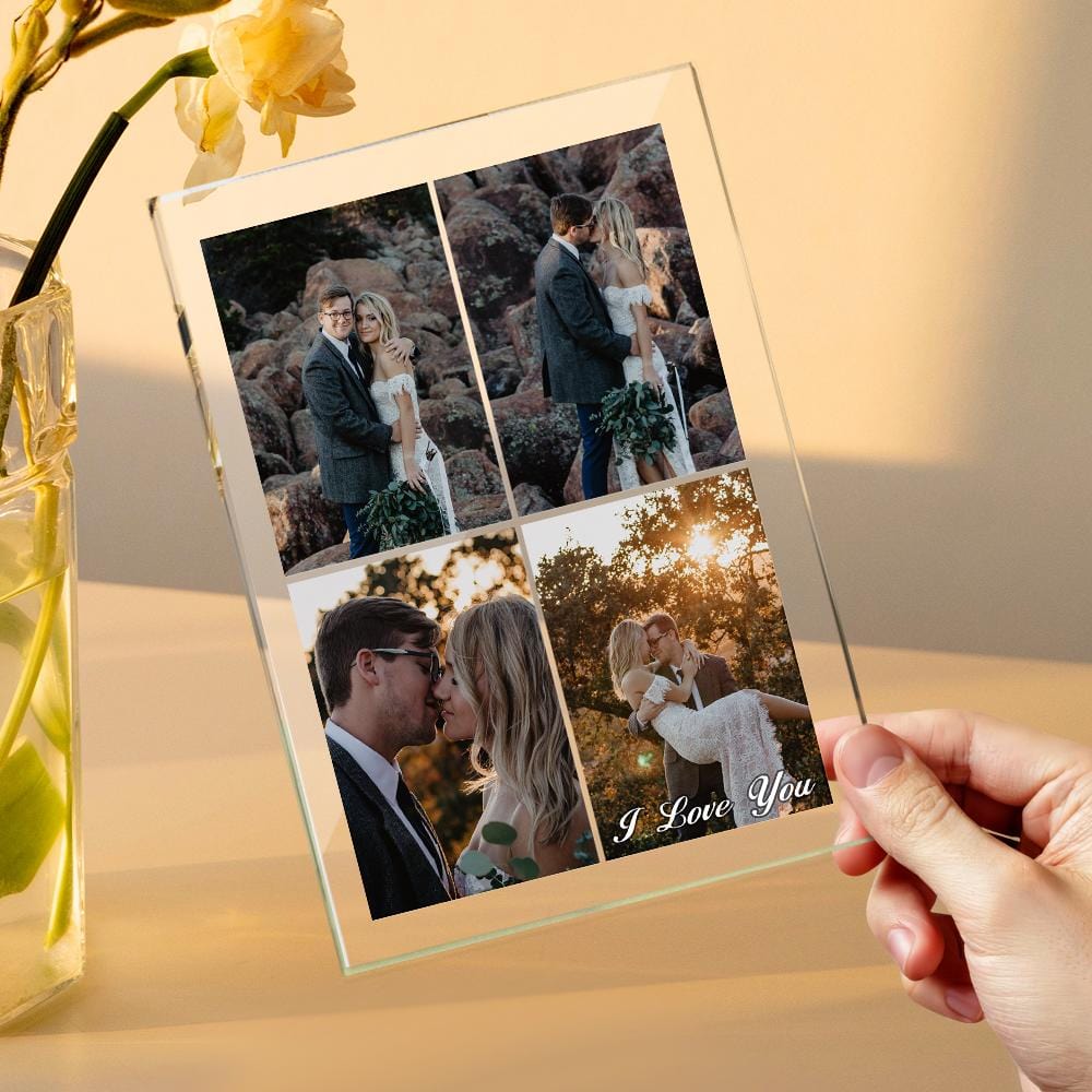 Custom Multi Photo Plaque Wedding Gifts for Her Acrylic - Giftlab