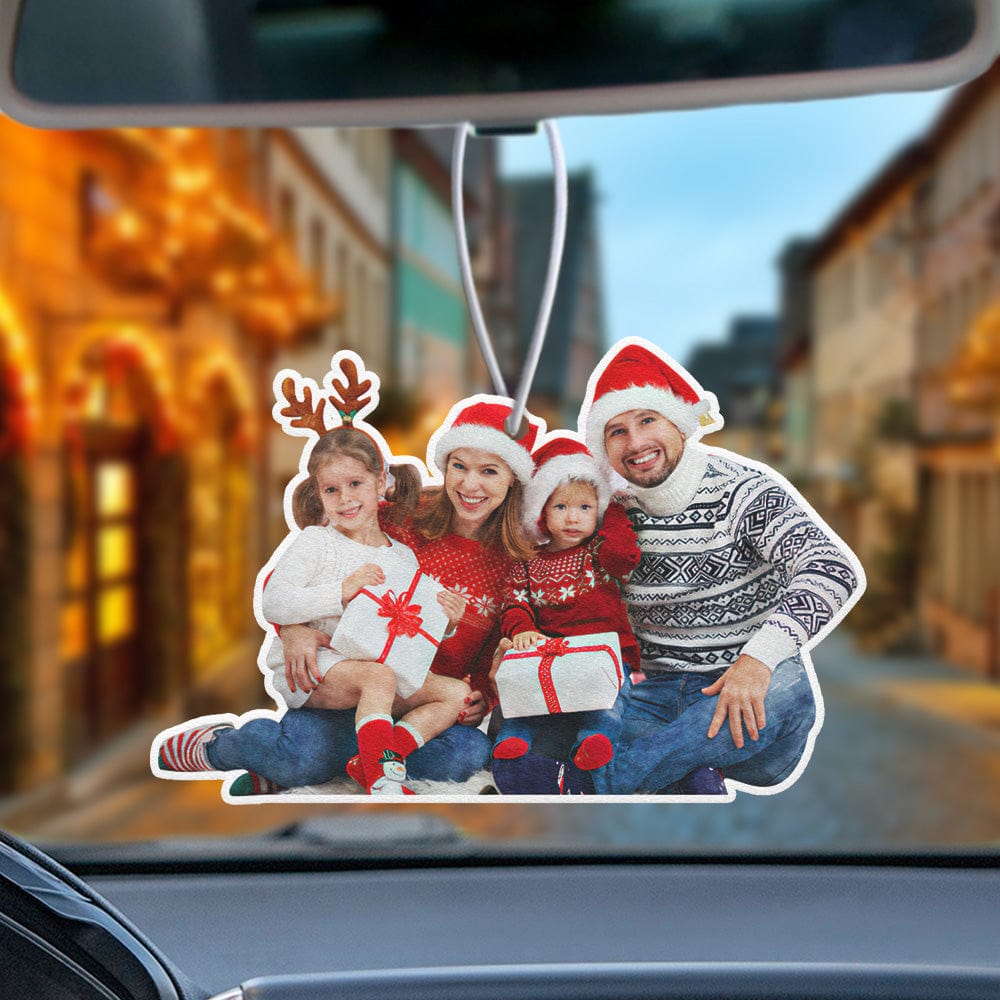 Picture Air Freshener Custom Car Air Freshener Rearview Mirror Ornament Funny 3PCS Air Freshener Gifts For Family - Giftlab