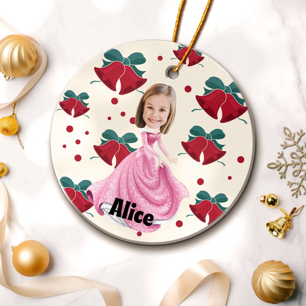Personalized Photo Christmas Ornaments Photo Christmas Ornaments Christmas Sleep Beauty Style Christmas Gift for Girl - Giftlab