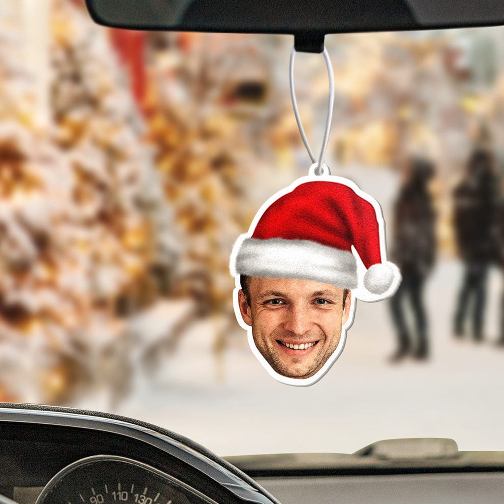 Custom Christmas Car Air Freshener Rearview Mirror Ornament Christmas Gifts for Him - Giftlab