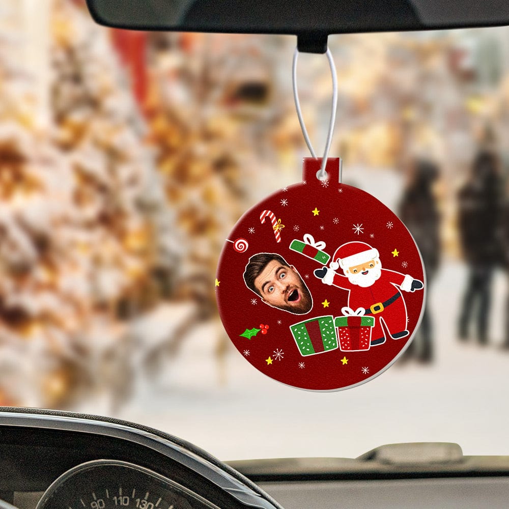 Christmas Personalized Air Freshener Rearview Mirror Ornament Christmas Gifts - Giftlab