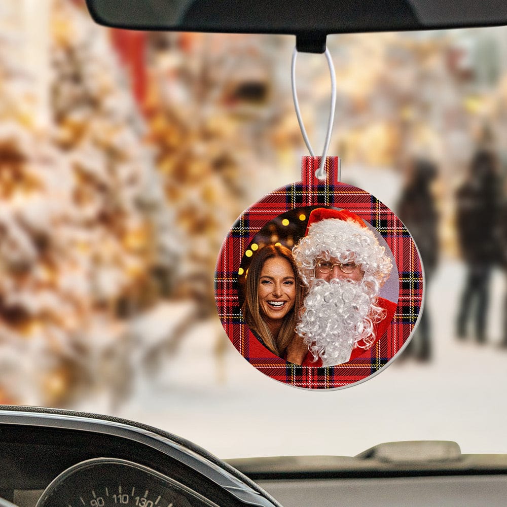 Christmas Custom Car Freshener Rearview Mirror Ornament Christmas Gifts For Couple - Giftlab