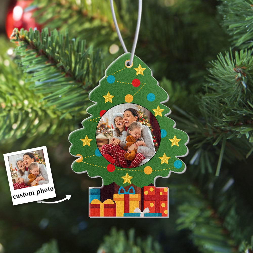 Christmas Personalized Car Air Freshener Christmas Tree Ornament For Family - Giftlab