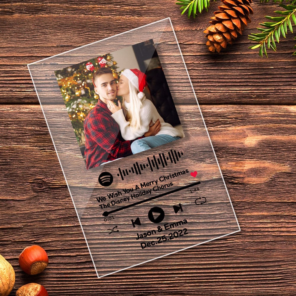 Christmas Gifts Custom Spotify Code Music Plaque Personalised Gifts For Couples - Giftlab