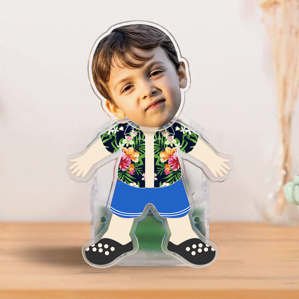 Custom Face Shaking Head Ornament Personalized Funny Car Dashboard Decoration Home Desktop Ornament - Giftlab