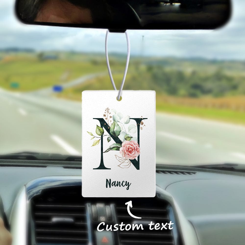 Personalised Car Air Freshener Rearview Mirror Ornament Air Freshener Gifts for Her - Giftlab