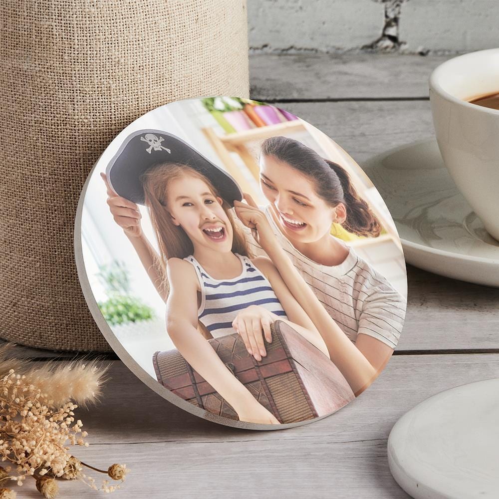 Photo Coaster Gift For Mother From Daughter -Ceramics - Giftlab