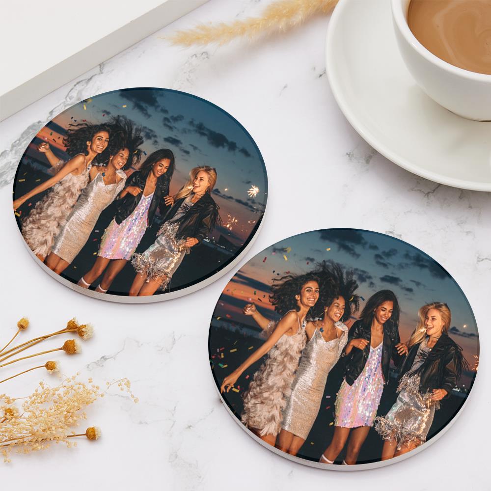 Best Friend Anniversary Gift Custom Coaster Graduation Gifts for Friend - Giftlab