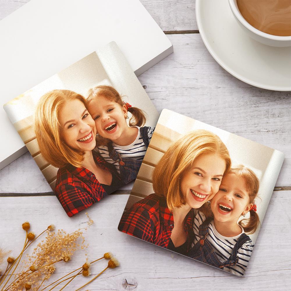 Custom Photo Coaster Gift For Mother - Giftlab