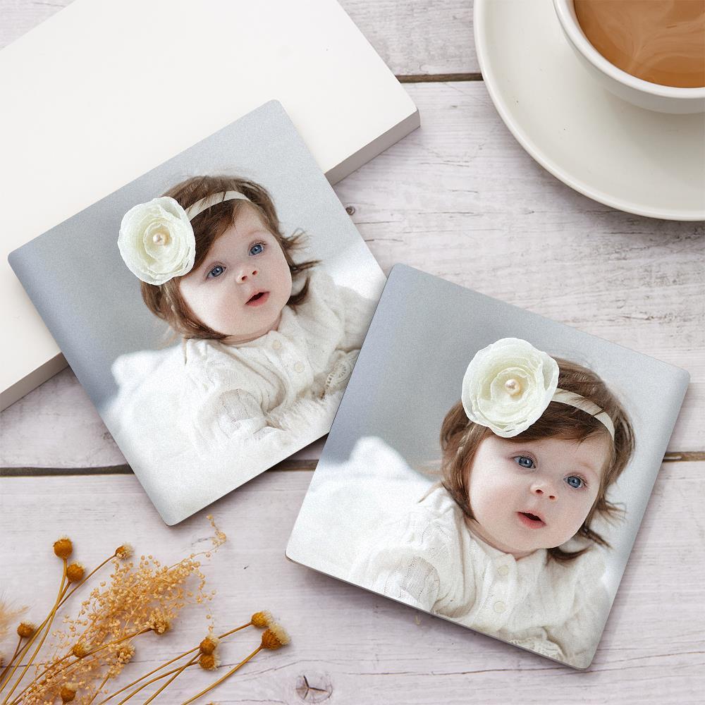 Custom Photo Coaster Gifts for Kids - Square - Giftlab