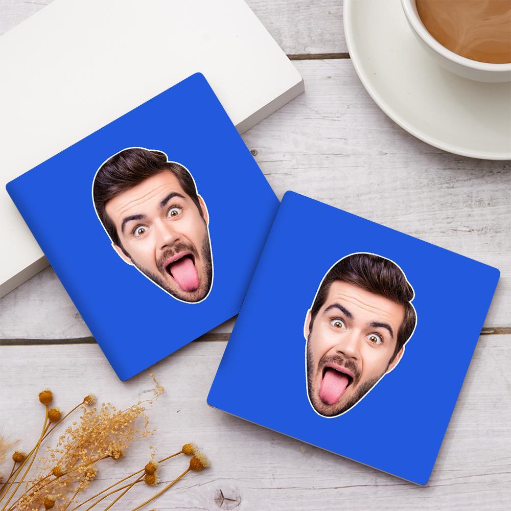 Father's Day Gifts Custom Face Coaster - Square - Giftlab