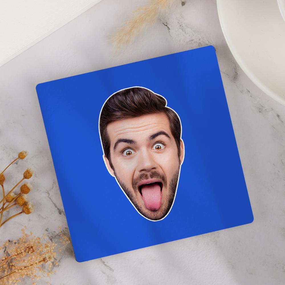 Father's Day Gifts Custom Face Coaster - Square - Giftlab