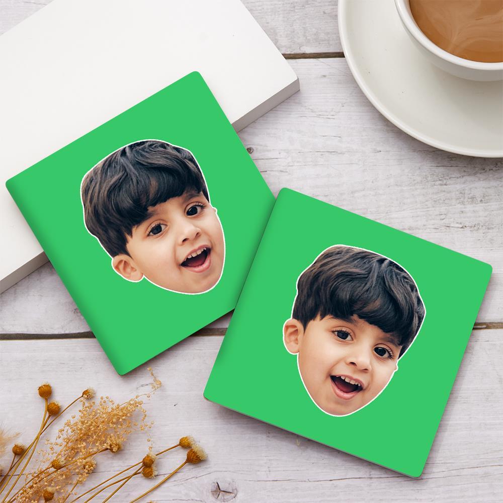 Face Coaster Square Gift For Kids - Square - Giftlab