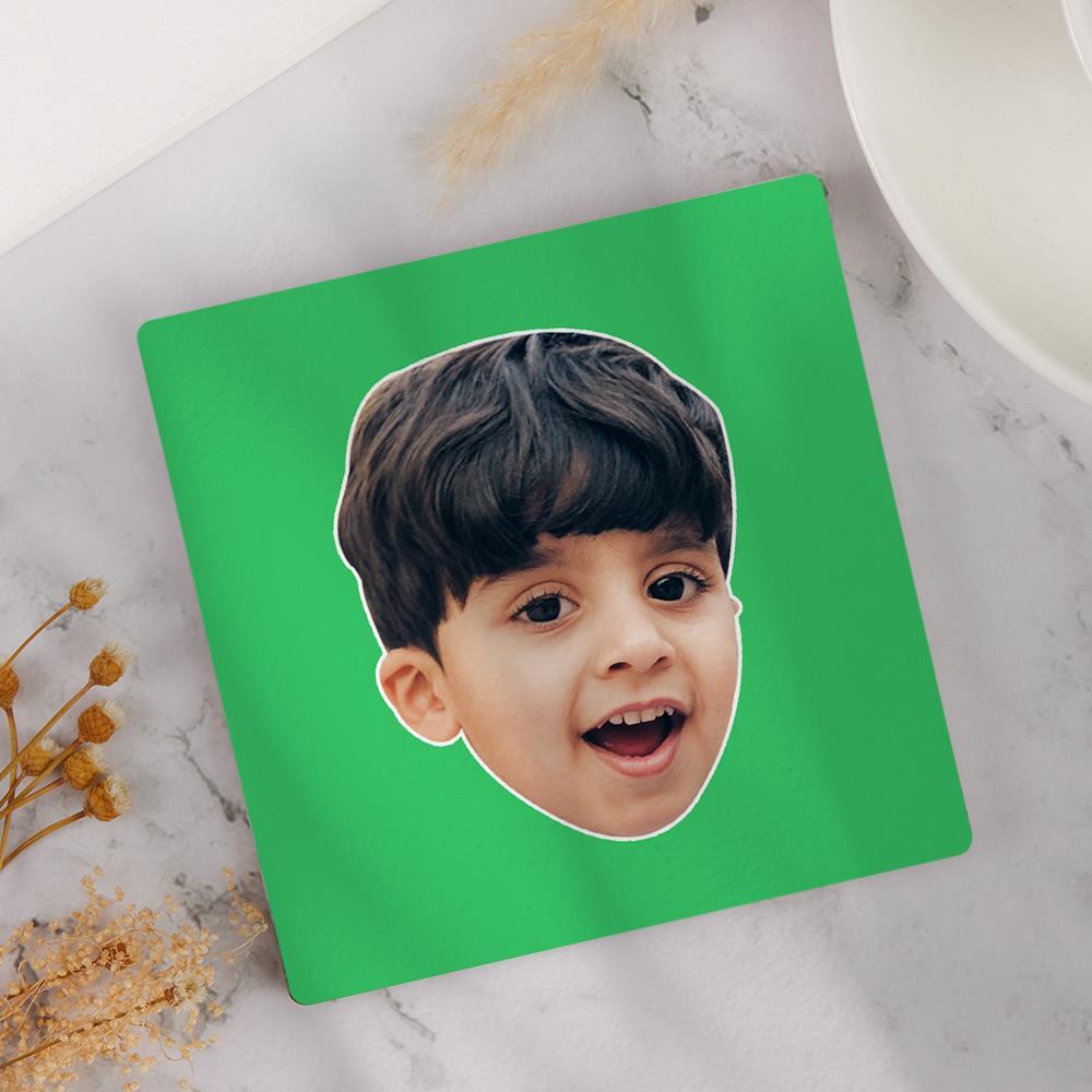 Face Coaster Square Gift For Kids - Square - Giftlab
