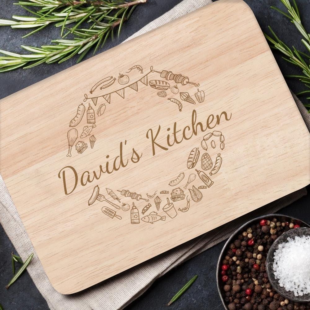 Custom Chopping Boards Kitchen Gifts For Her - Walnut - Giftlab