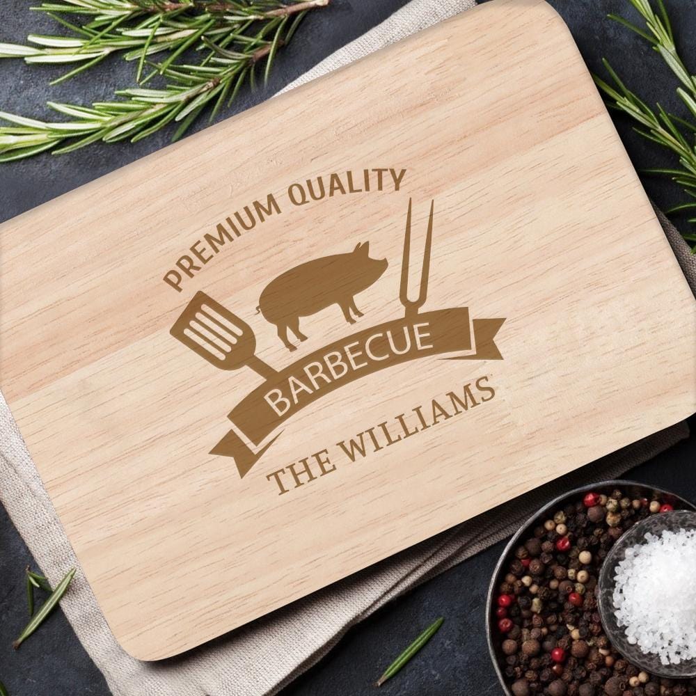 Personalized Wood Cutting Board No Handle Gifts for Kitchen - Giftlab