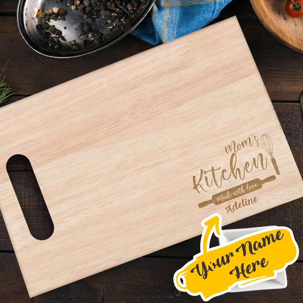 Custom Text Cutting Board Cheese Board Chopping Board Kitchen Gift - Giftlab