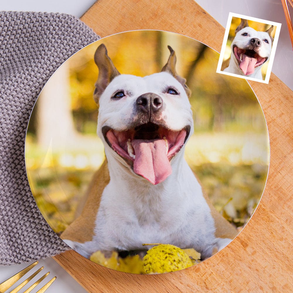 Custom Plates Photo Ceramics Plate Tableware Gifts for Pet Lovers - Giftlab