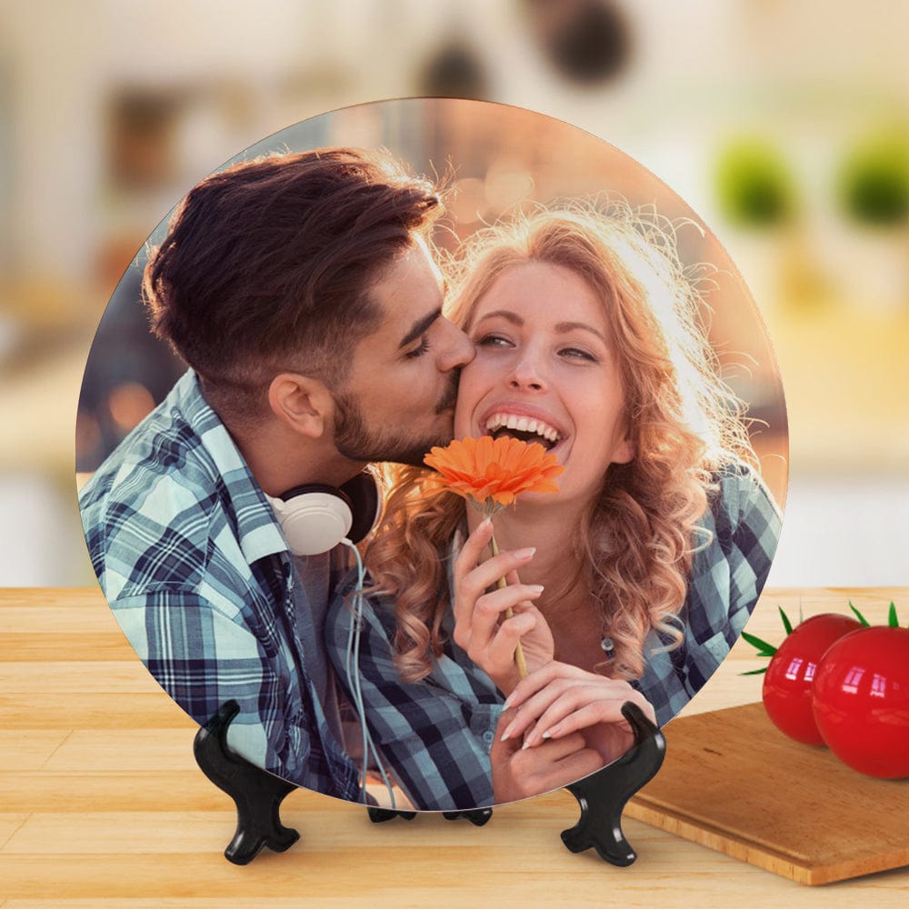 Customized Ceramic Plates Custom Plate Gifts for Couple Anniversary Gift - Giftlab