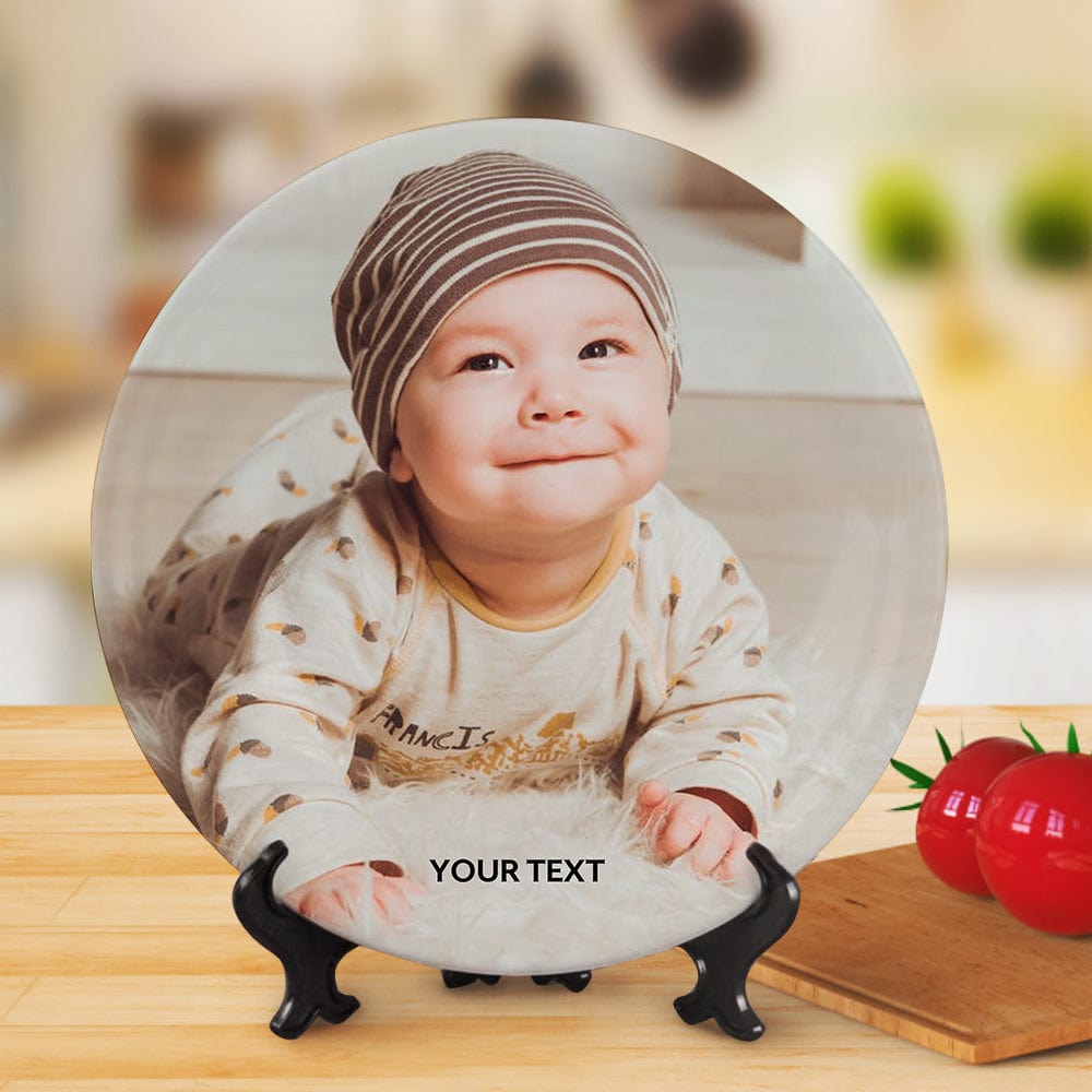 Custom Mother‘s Day Plates Photo Plate Ceramics Dinner Plate Gifts for Family - Giftlab