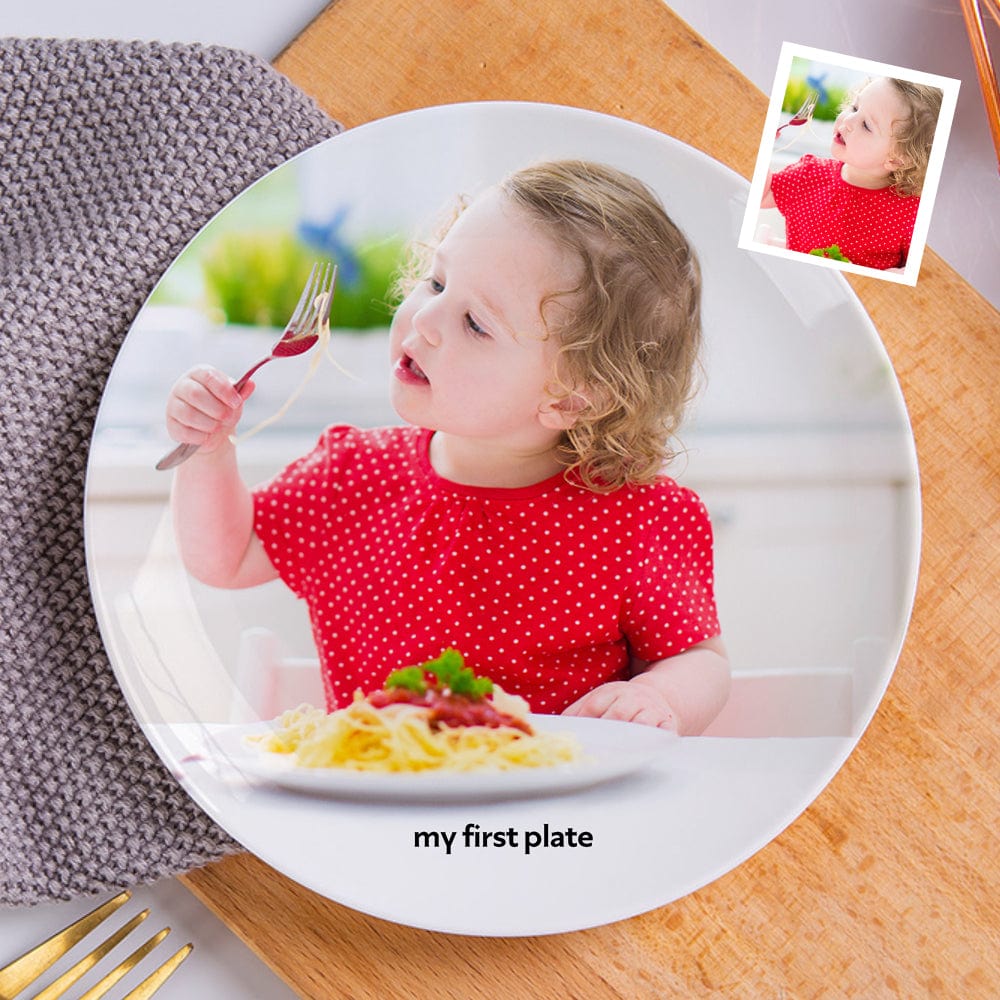 Photo Plates Custom Plate Gifts for Kids - Giftlab