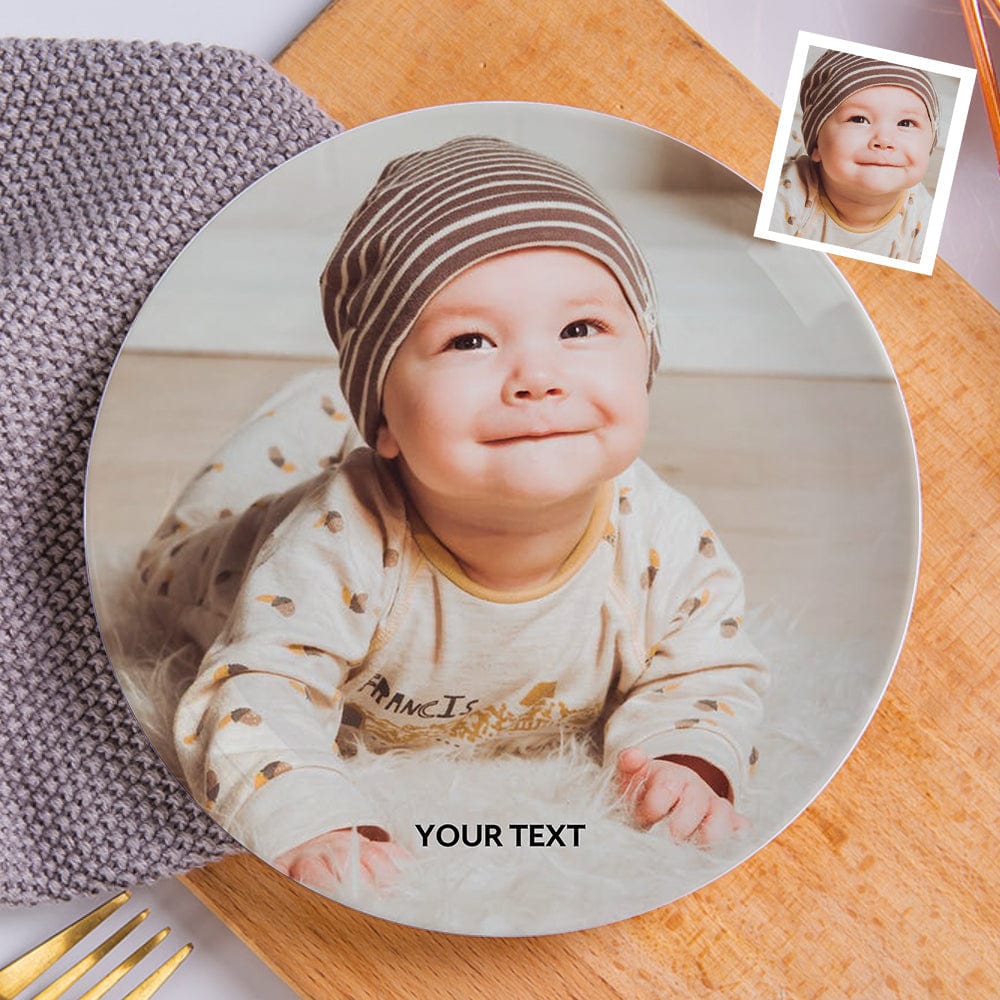 Custom Mother‘s Day Plates Photo Plate Ceramics Dinner Plate Gifts for Family - Giftlab