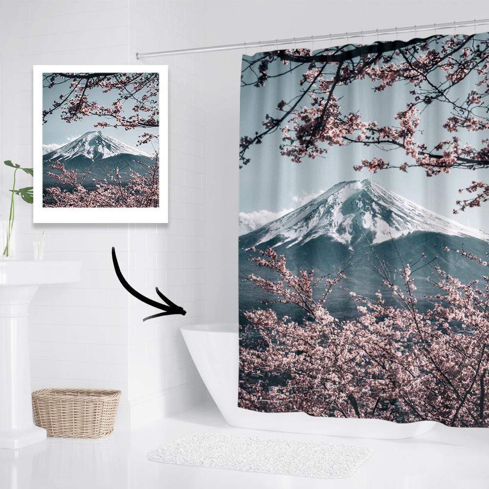Custom Photo Shower Curtains Printed Shower Curtain Personalized Bathroom Gifts - Giftlab