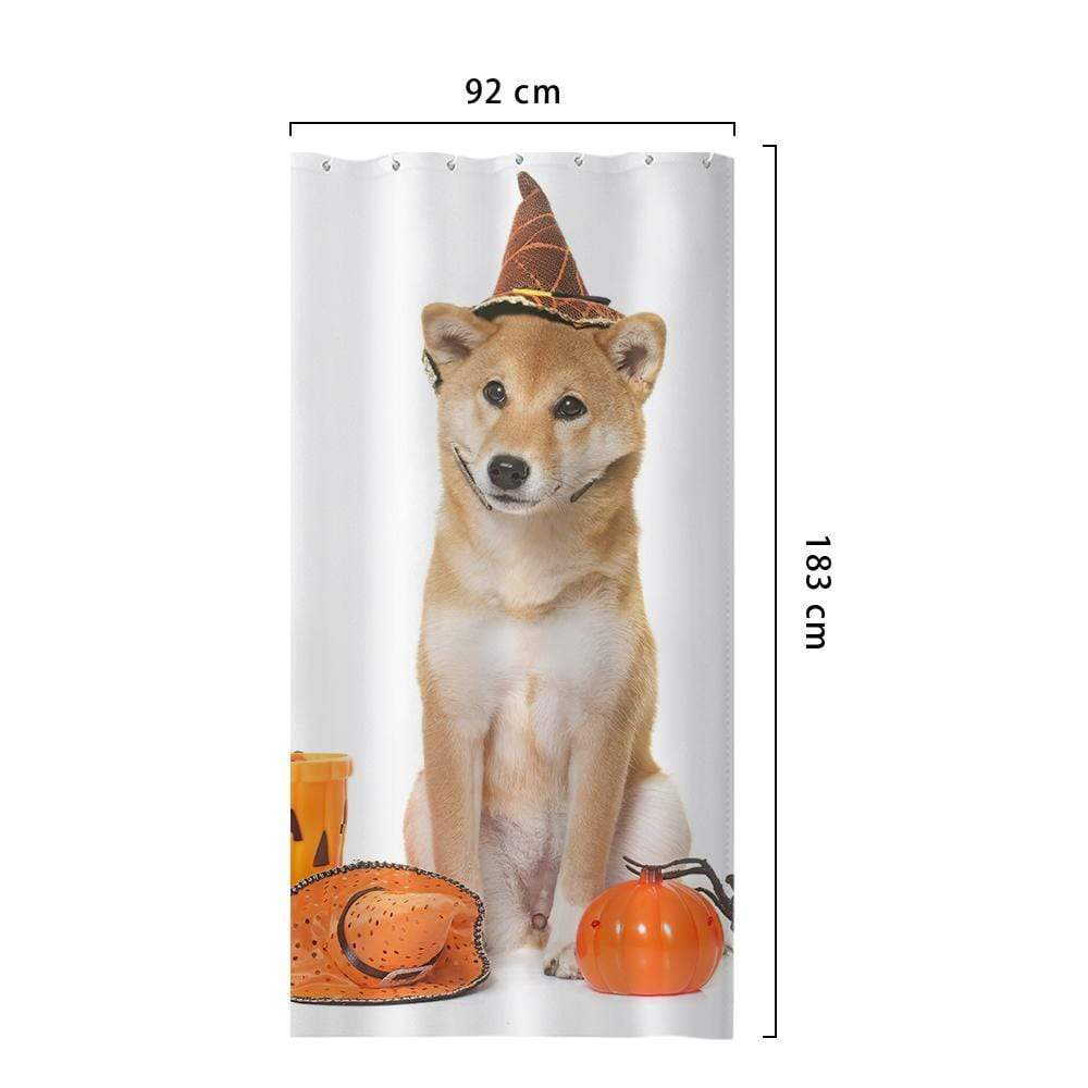 Halloween Shower Curtain Custom Bathroom Curtain Printed Shower Curtain - Giftlab