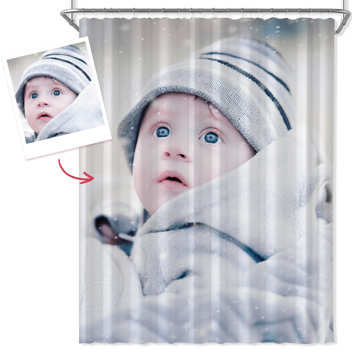 Custom Shower Curtains Printed Shower Curtain Baby Shower Gifts For New Mom - Giftlab