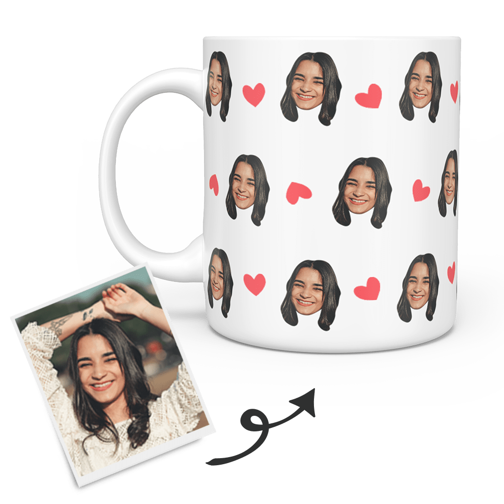 Bridal Shower Gifts Custom Coffeee Mug with Face Gift For Her - Giftlab
