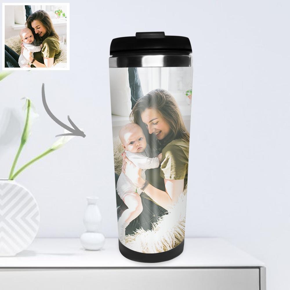 Mother's Day Gift Personalized Cup Travel Mugs - 400ml - Giftlab