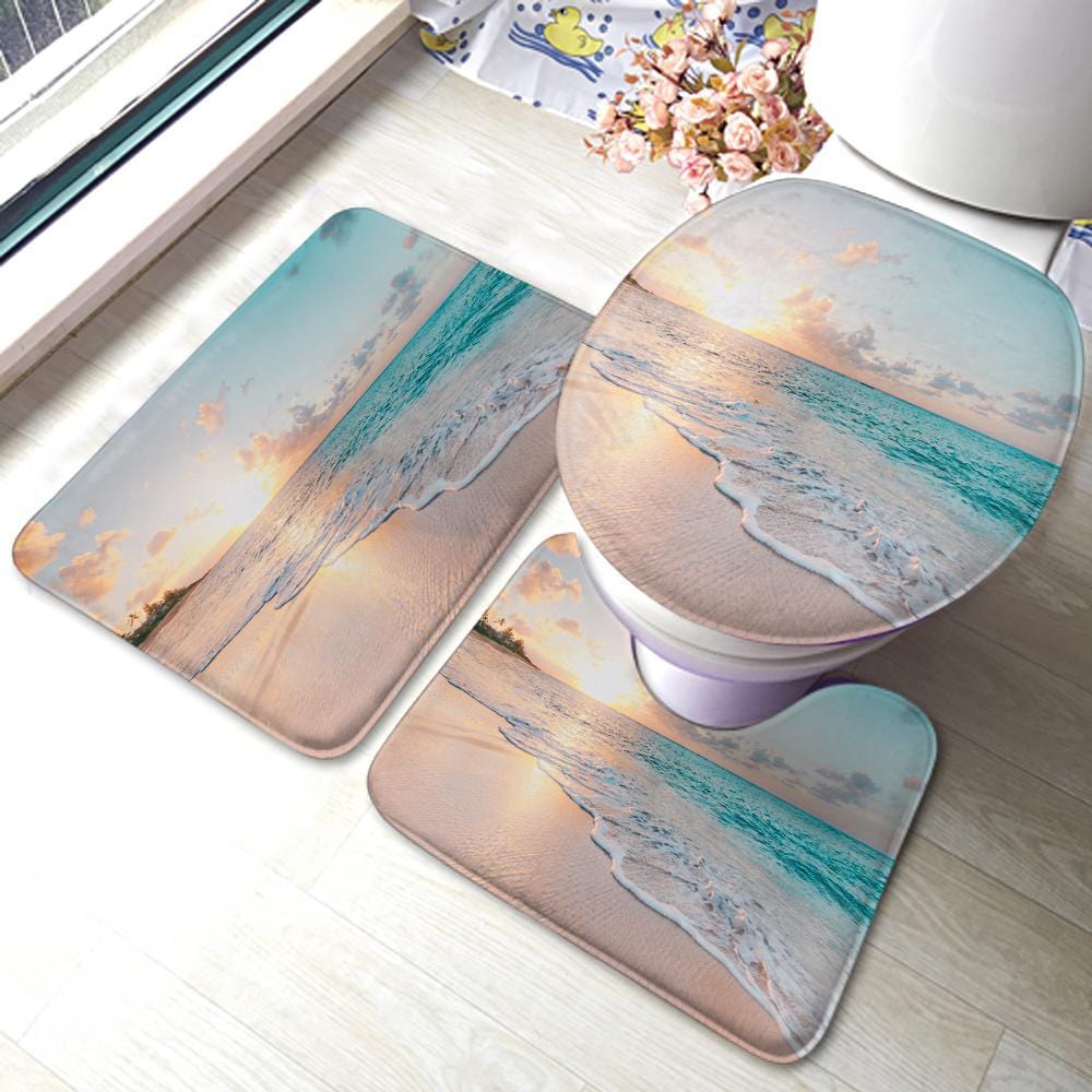 Bathroom Accessories Bathroom Antiskid Pad 3pcs a Set - Giftlab