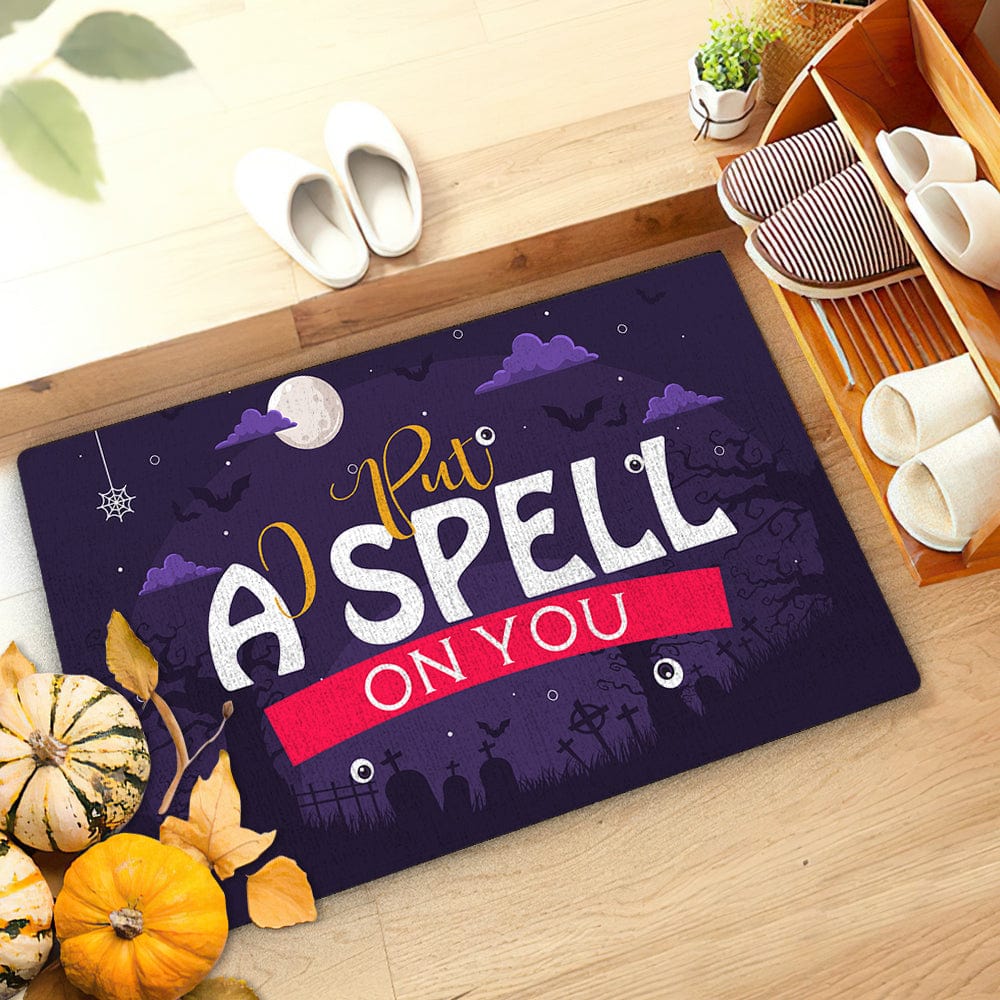 Halloween Door Mat Fall Decor Floor Mat Welcome Mat Halloween Decor - Giftlab
