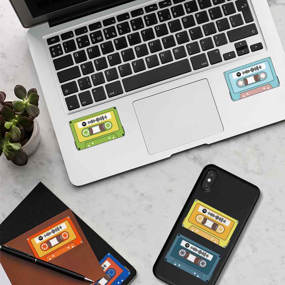Custom Spotify Code Sticker Custom Sticker Anniversary Gifts - Giftlab