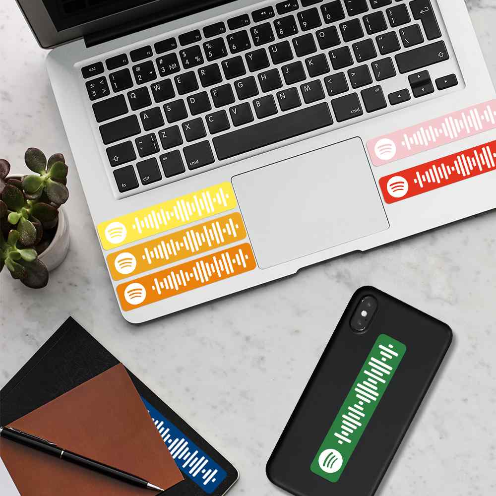 Spotify Code Stickers Song Sticker Personalized Gifts - Giftlab