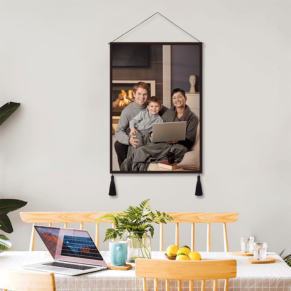 Father's Day Gift Family Photo Tapestry Home Decor Family Gift - Giftlab