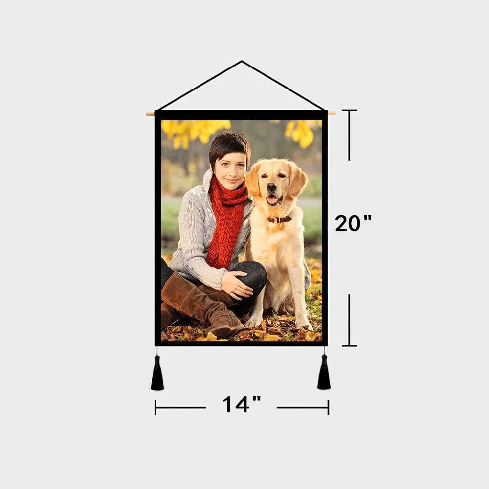Dog Memorial Gift Photo Tapestry Living Room Gifts For Pet Lovers - Giftlab