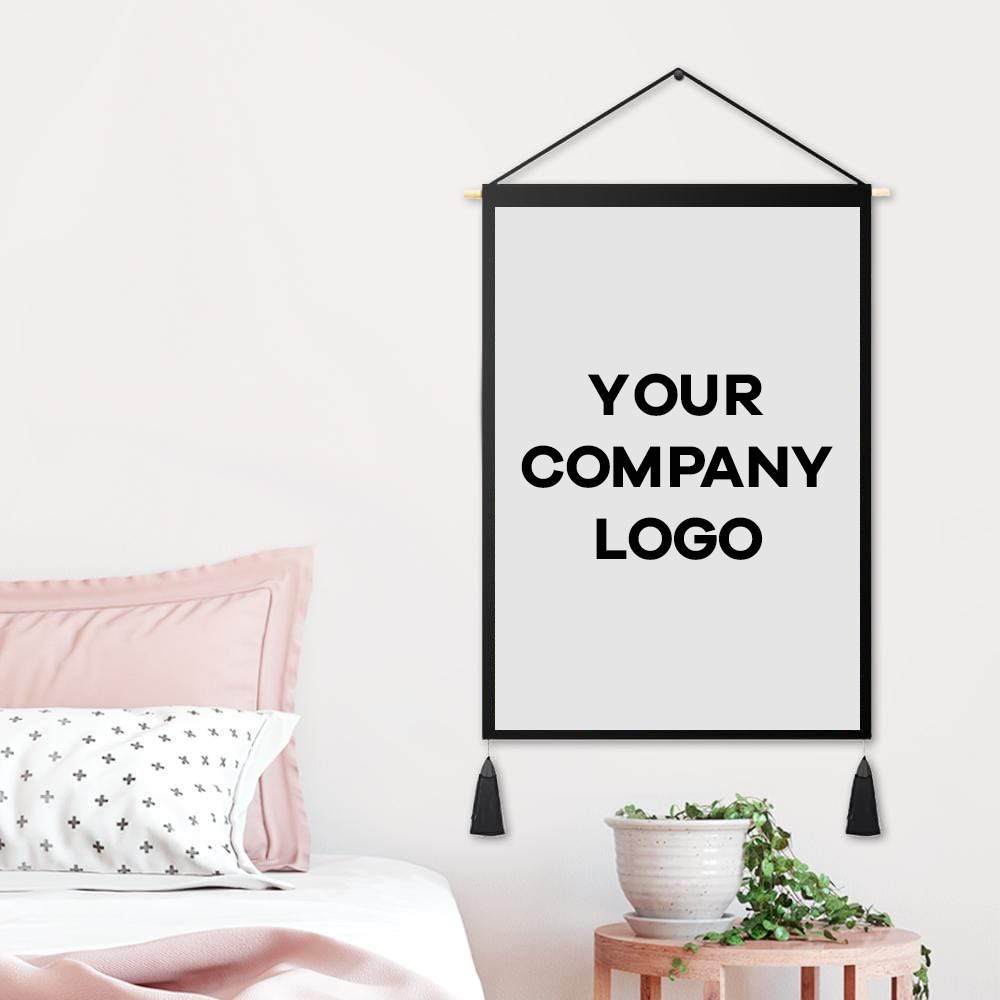 Corporate Gifts Custom Logo Tapestry Wall Decor - Giftlab