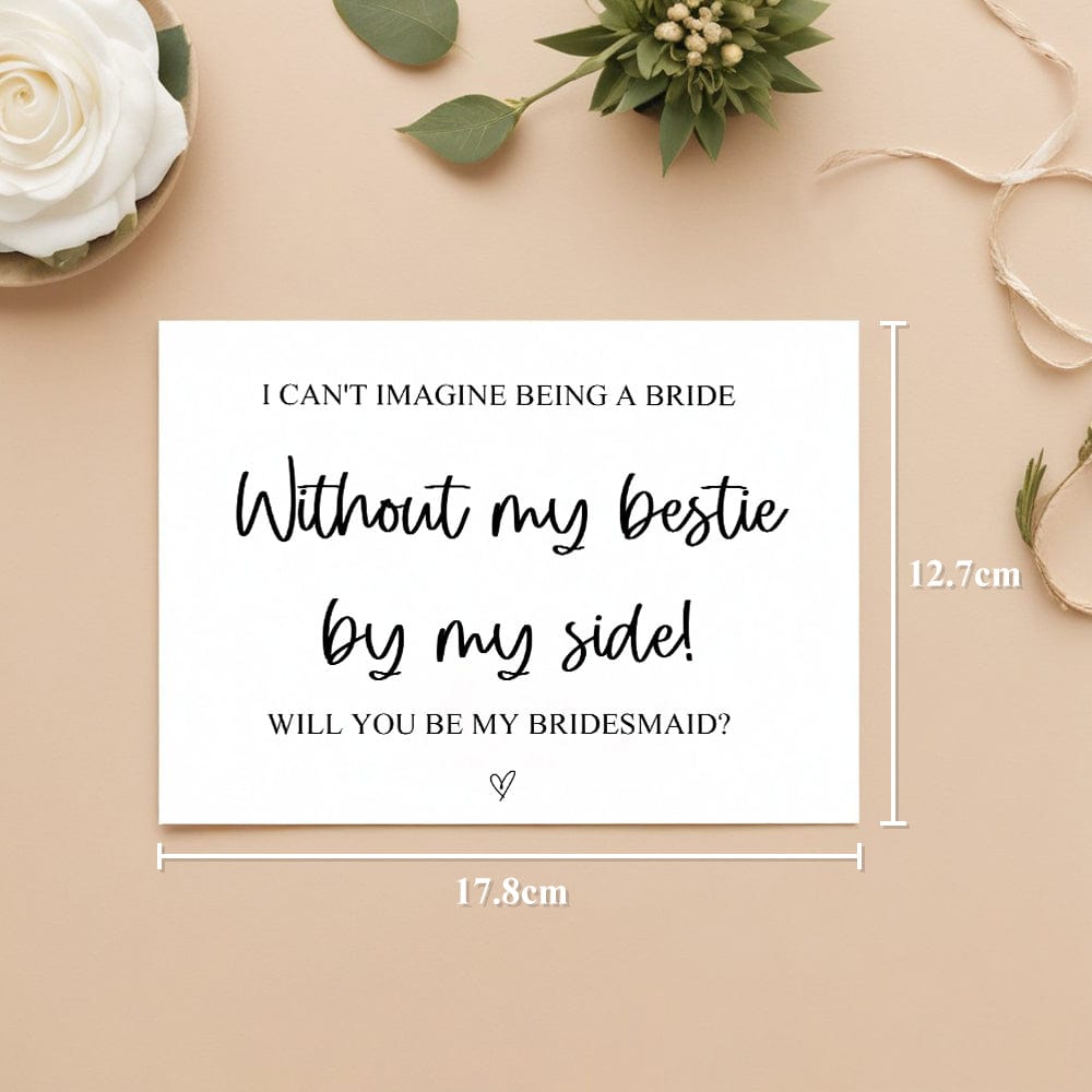 Will You Be My Bridesmaid Card Bridesmaid Proposal Card