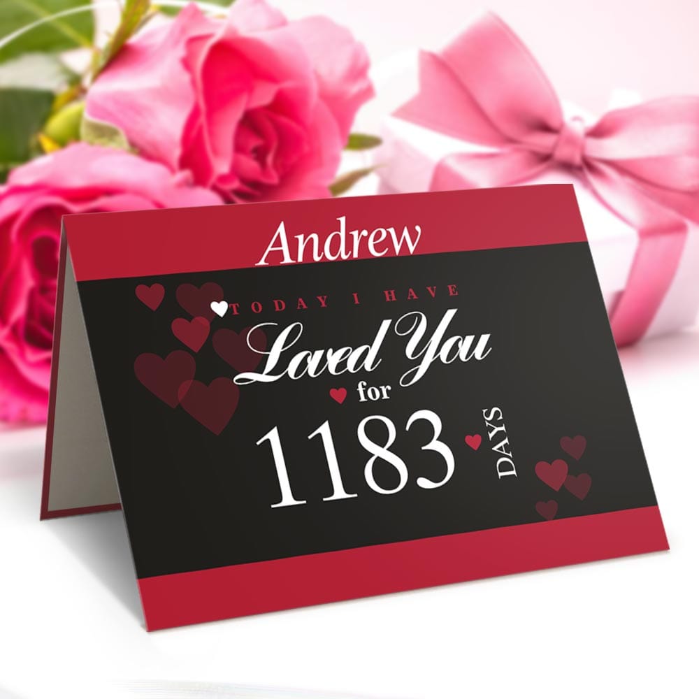 Custom Valentine's Day Card Valentines Cards Gifts For Wife Husband Girlfriend Boyfriend - Giftlab